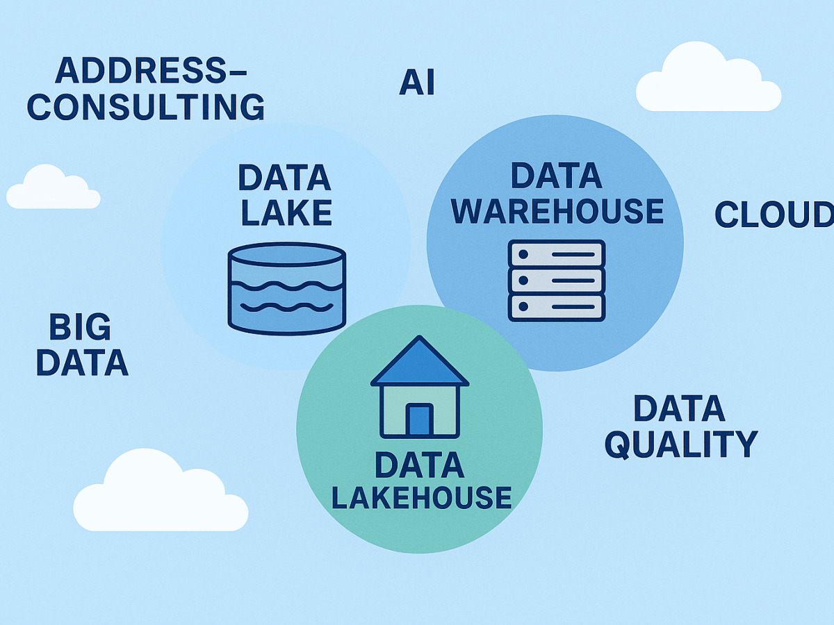 Data Warehouse vs. Data Lake – und warum das Lakehouse die Zukunft&nbsp;ist